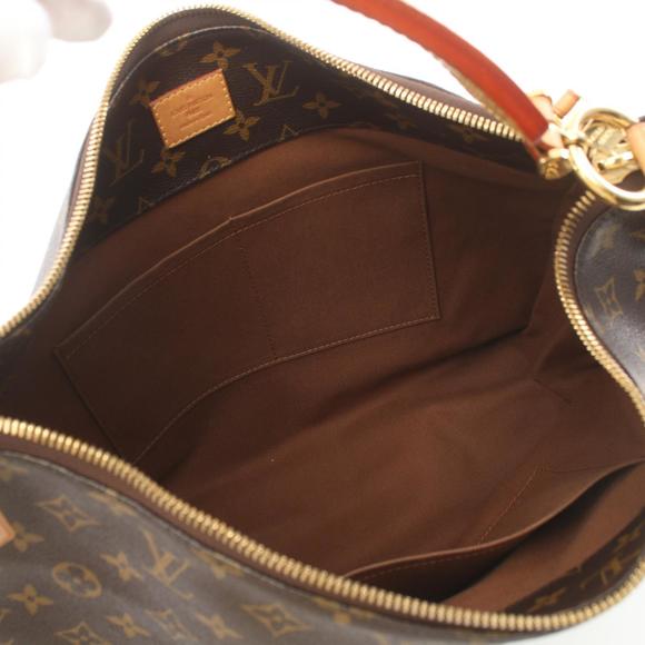 Louis Vuitton Sully MM Monogram Shoulder Bag Brown - Picture 3 of 9